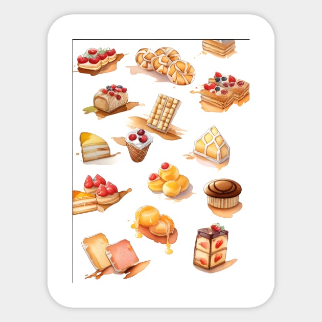 Cake world Sticker by HAIFAHARIS